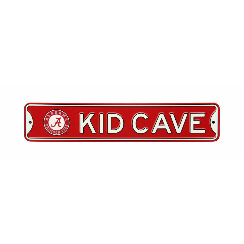 Alabama Crimson Tide - KID CAVE - Steel Street Sign