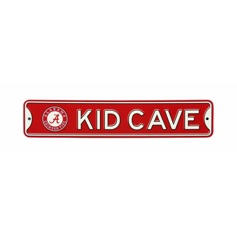 Alabama Crimson Tide - KID CAVE - Steel Street Sign