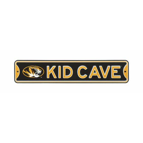 Missouri Tigers - KID CAVE - Steel Street Sign