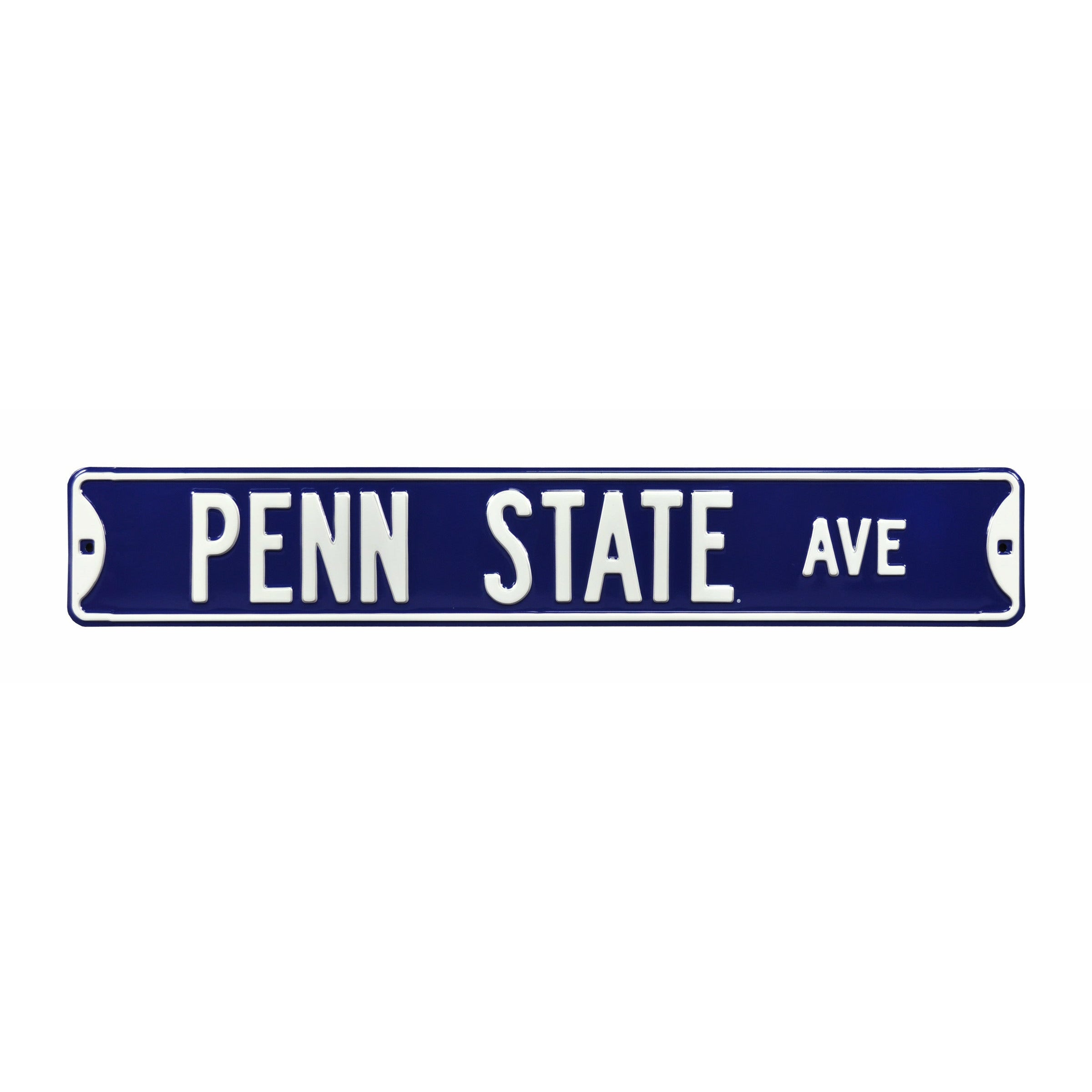 Penn State Nittany Lions - PENN STATE AVE - Embossed Steel Street Sign