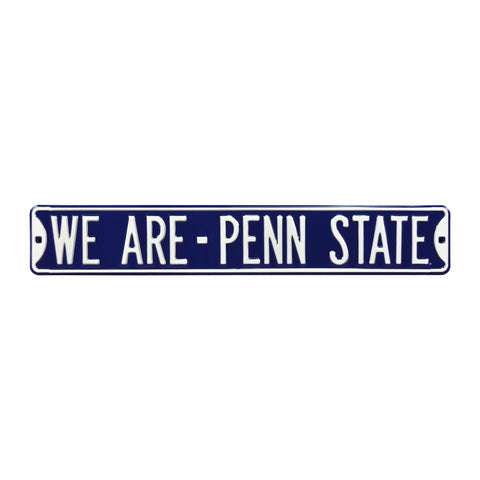 Penn State Nittany Lions - WE ARE PENN STATE - Embossed Steel Street Sign