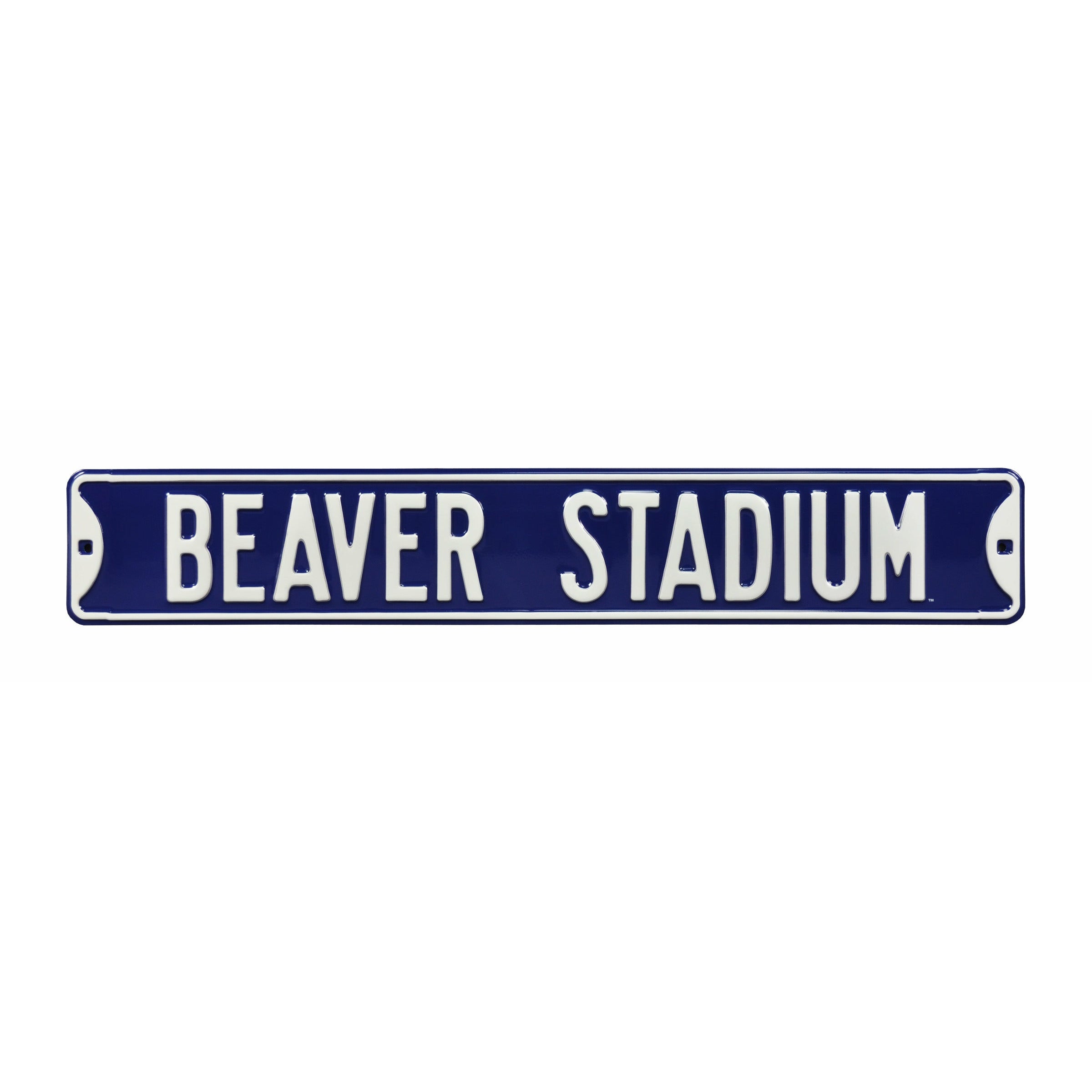 Penn State Nittany Lions - BEAVER STADIUM - Embossed Steel Street Sign
