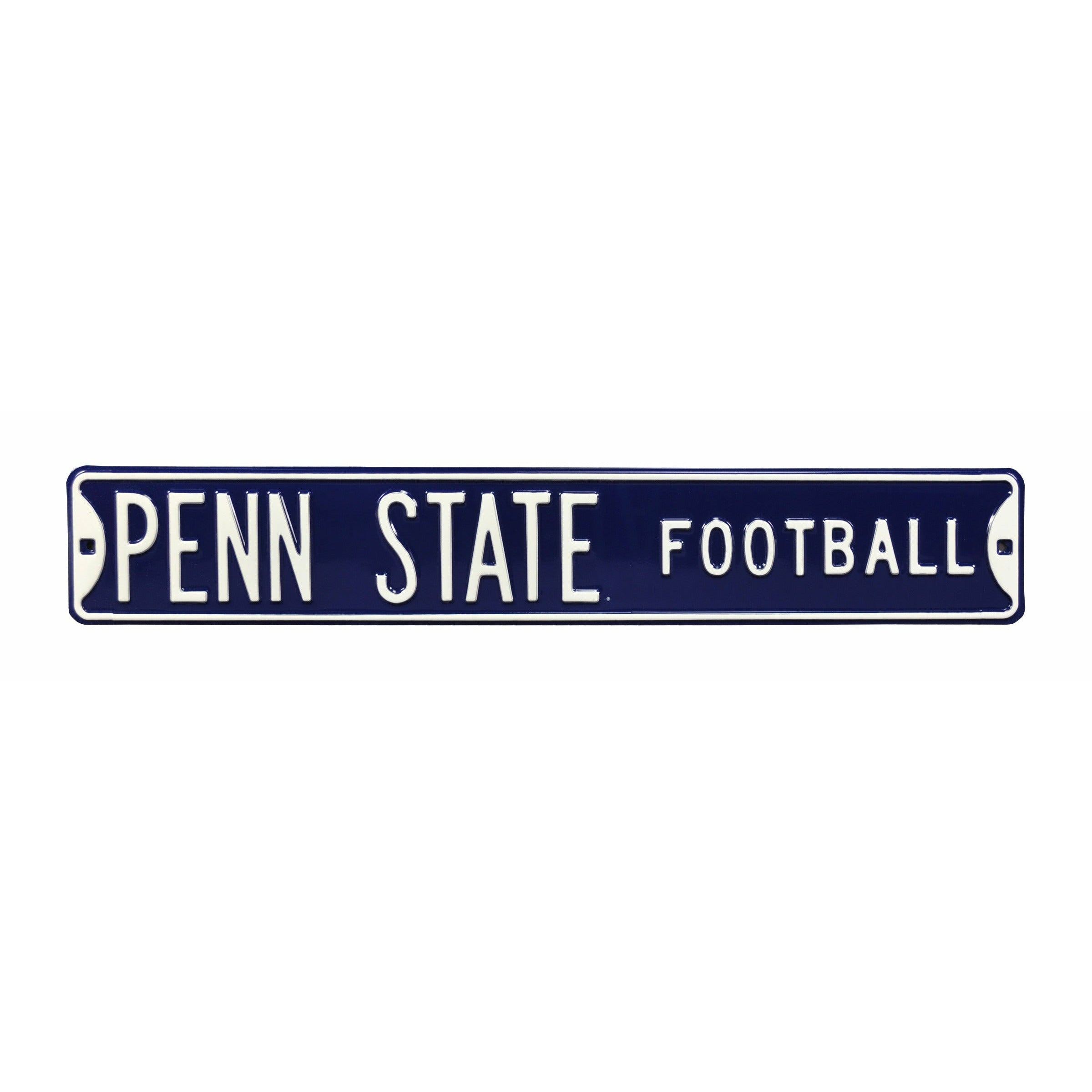 Penn State Nittany Lions - PENN STATE FOOTBALL - Embossed Steel Street Sign