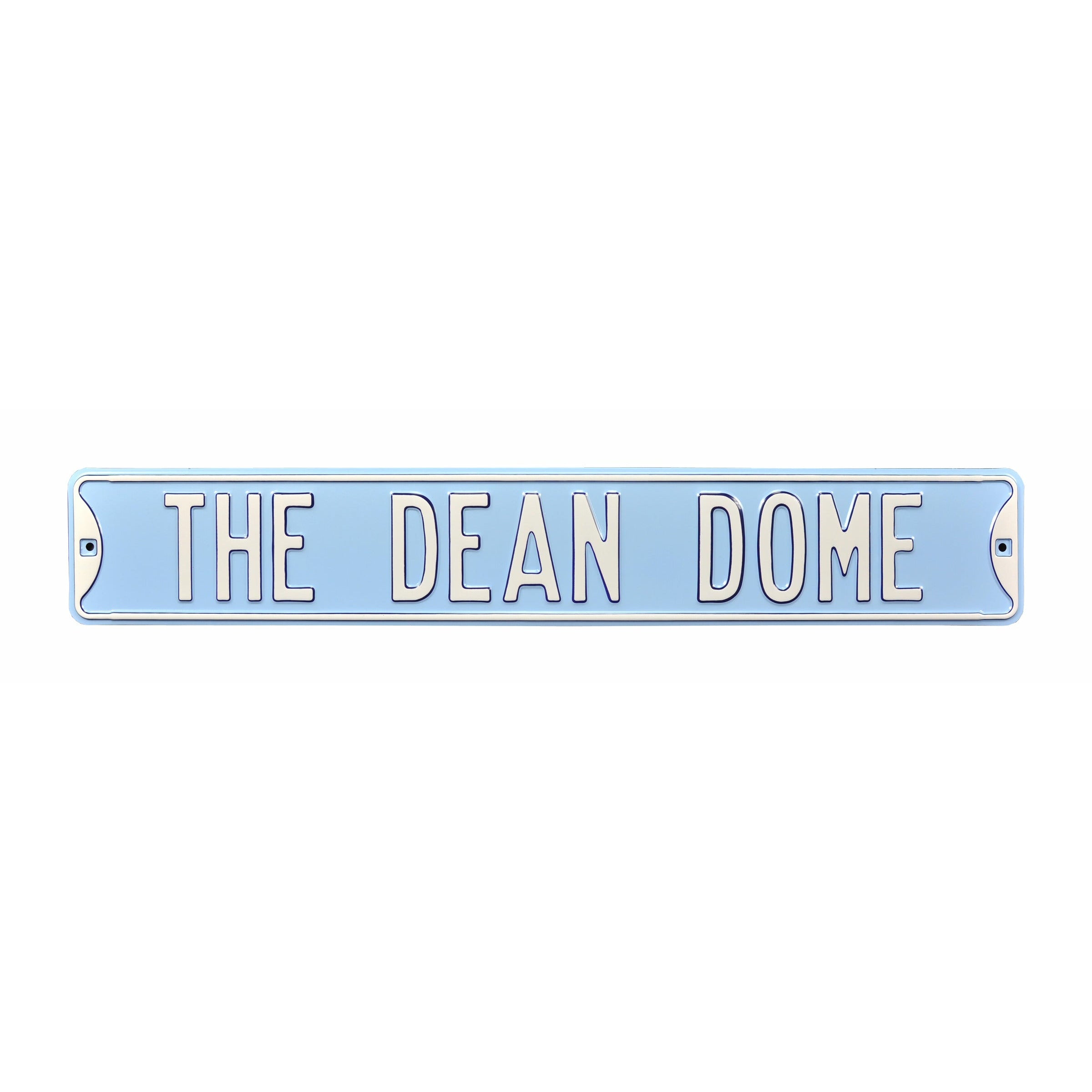 North Carolina Tar Heels - THE DEAN DOME - Embossed Steel Street Sign