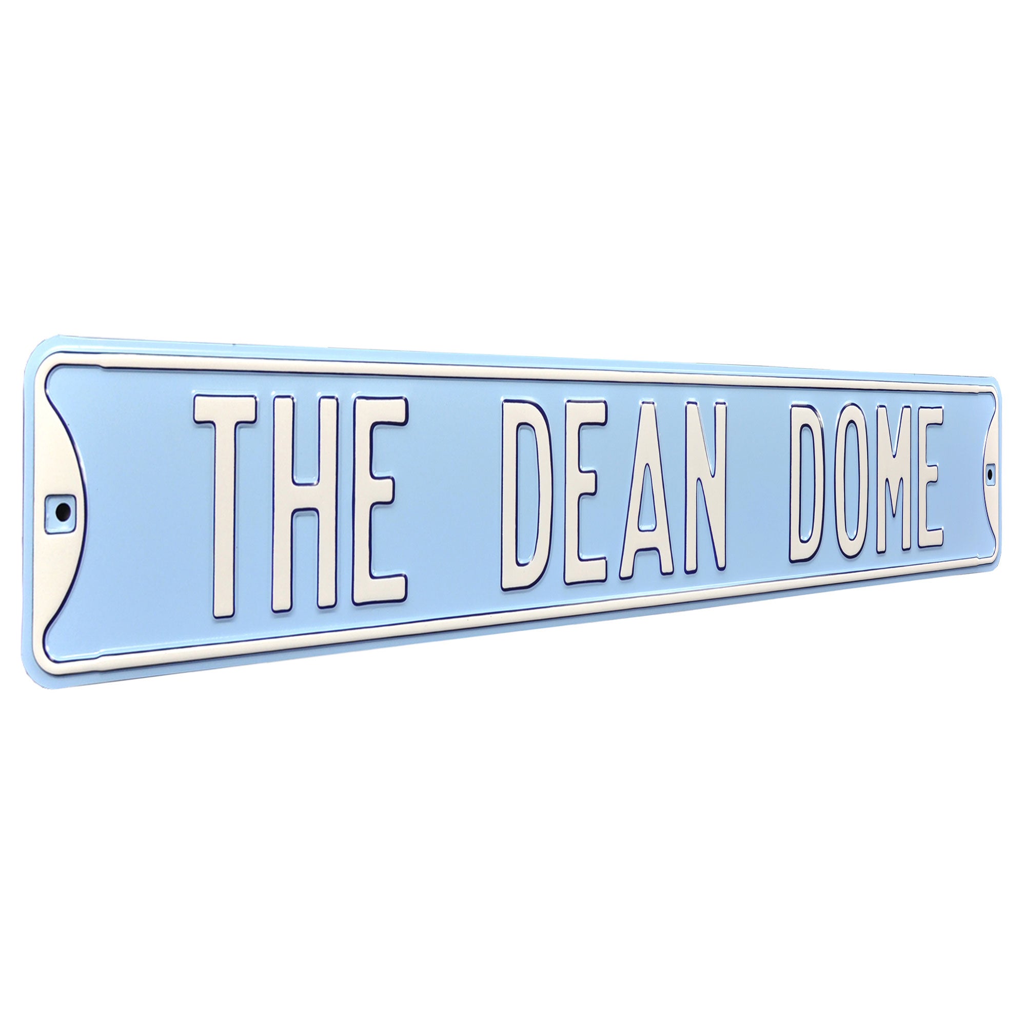 North Carolina Tar Heels - THE DEAN DOME - Embossed Steel Street Sign