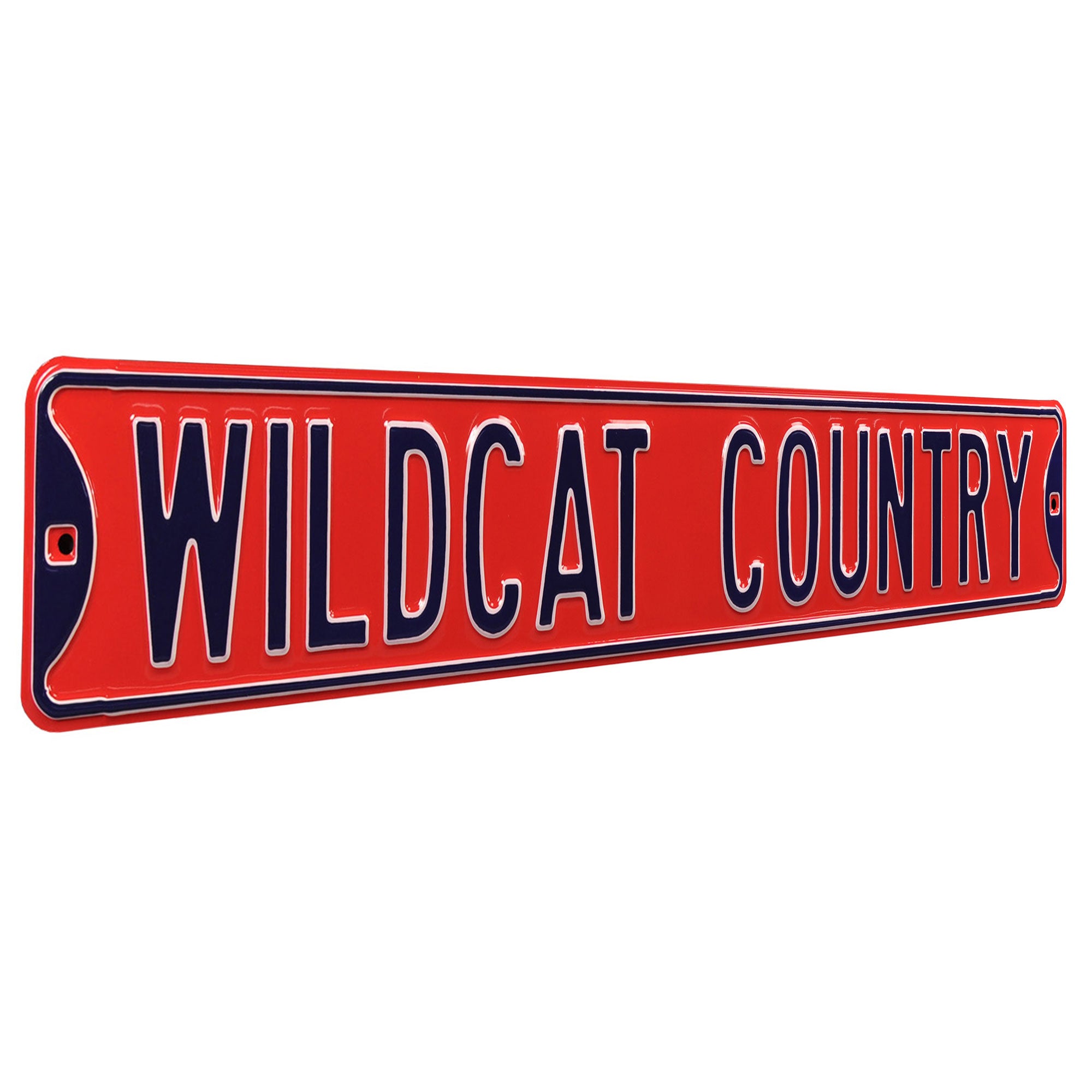 Arizona Wildcats - WILDCAT COUNTRY - Embossed Steel Street Sign