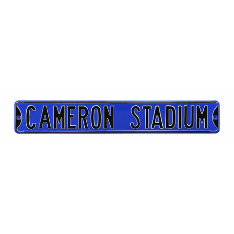Duke Blue Devils - CAMERON STADIUM - Embossed Steel Street Sign