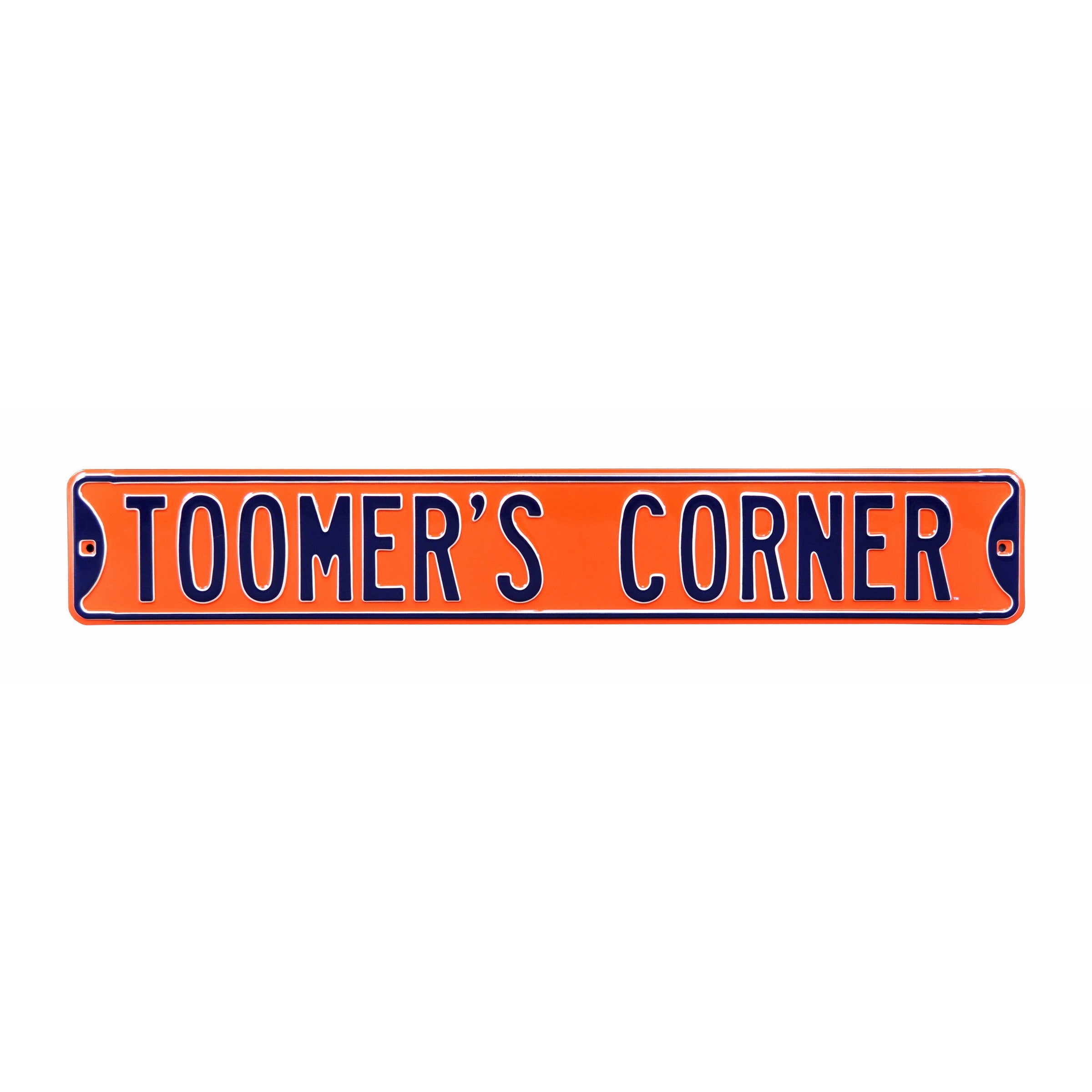 Auburn Tigers - TOOMER'S CORNER - Embossed Steel Street Sign