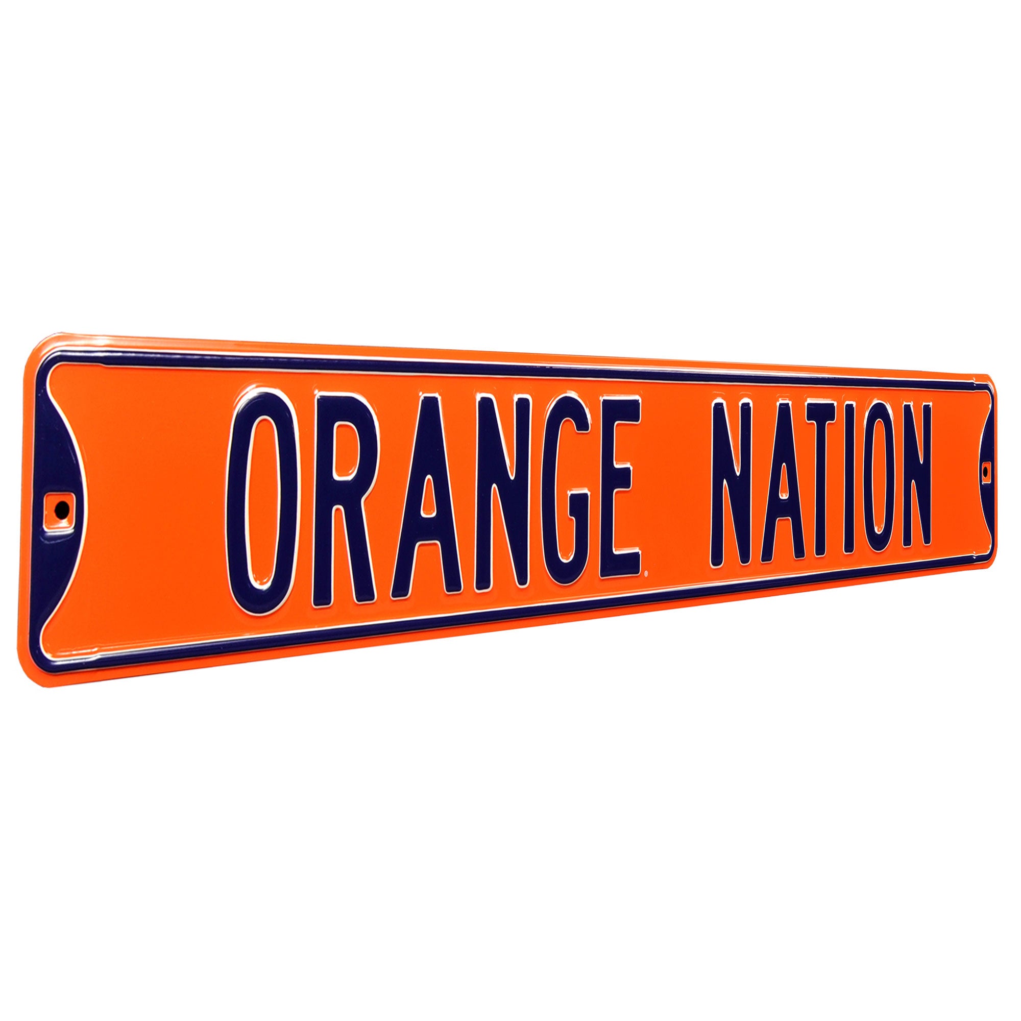 Syracuse Orange - ORANGE NATION - Embossed Steel Street Sign