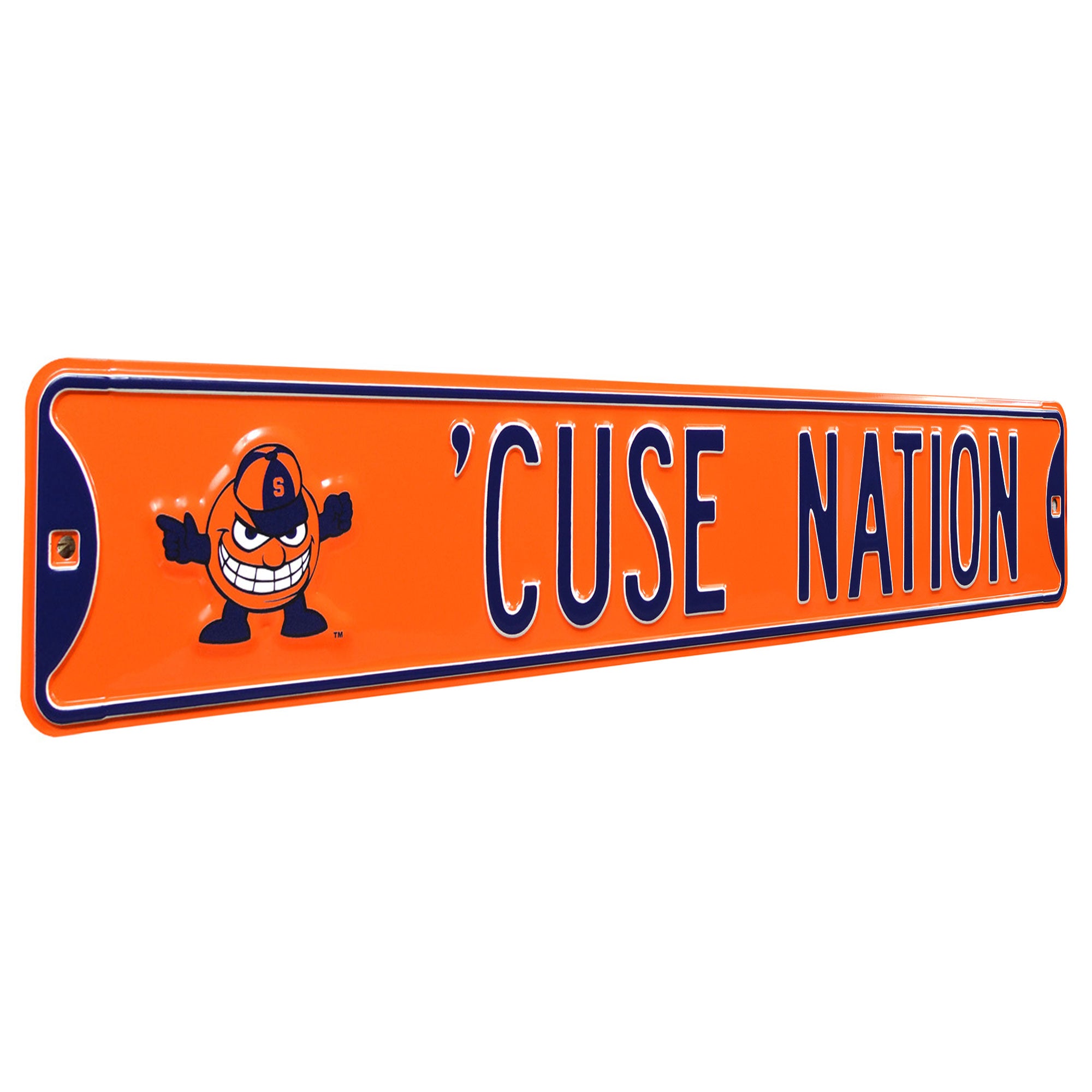 Syracuse Orange - CUSE NATION - Embossed Steel Street Sign