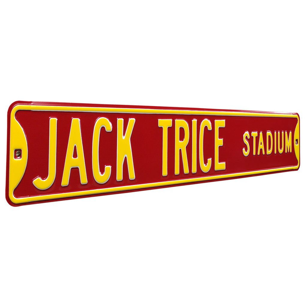Iowa State Cyclones - JACK TRICE STADIUM - Embossed Steel Street Sign