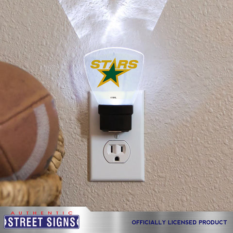NHL Dallas Stars Alternate Logo Hi-Tech LED Night Light Authentic Street  Signs