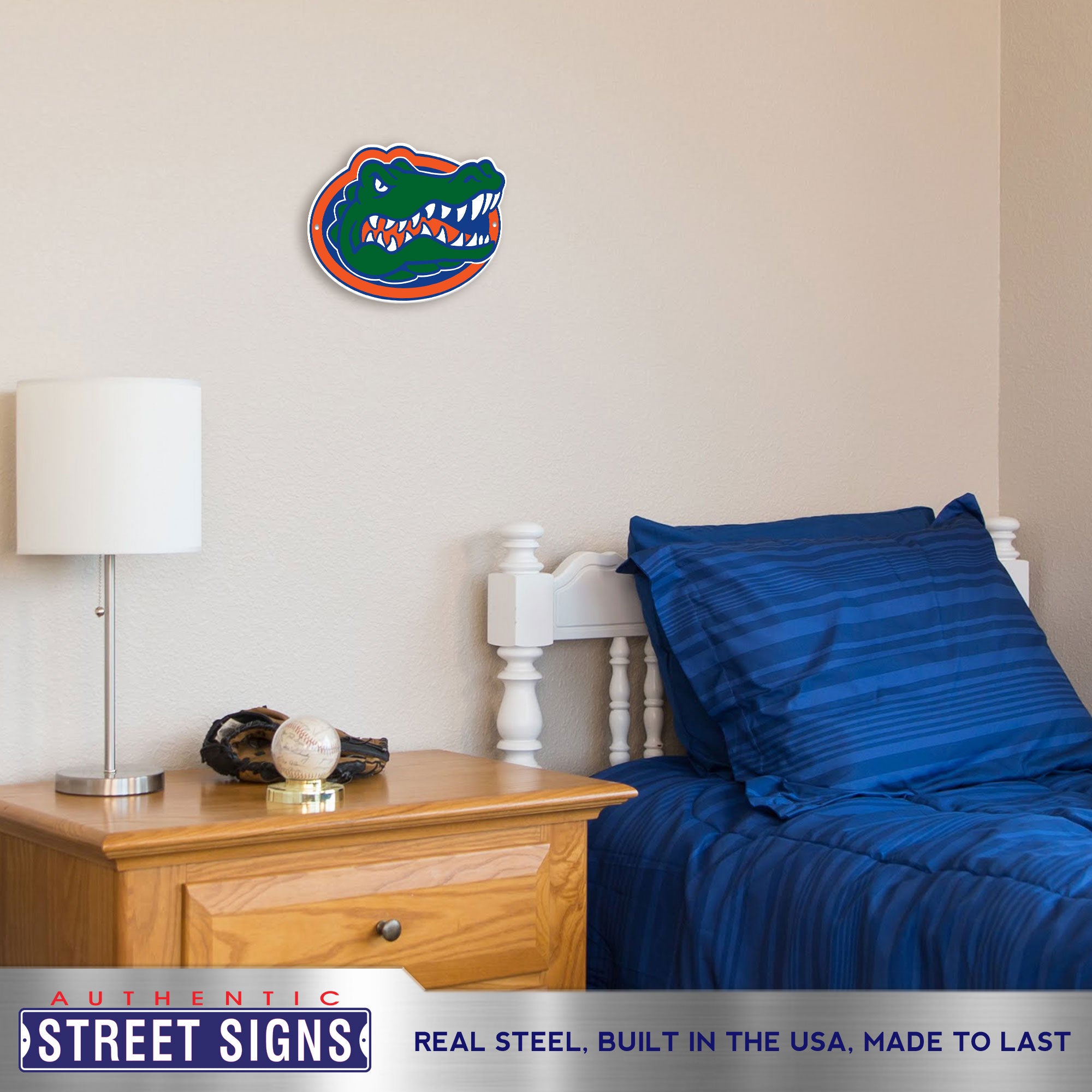 Florida Gators 12" Spirit Size Steel Laser Cut Sign