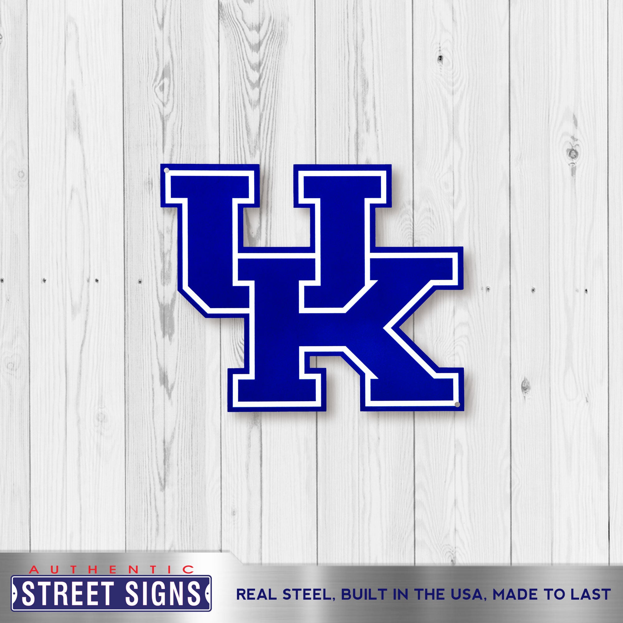 Kentucky Wildcats 12" Spirit Size Steel Laser Cut Sign