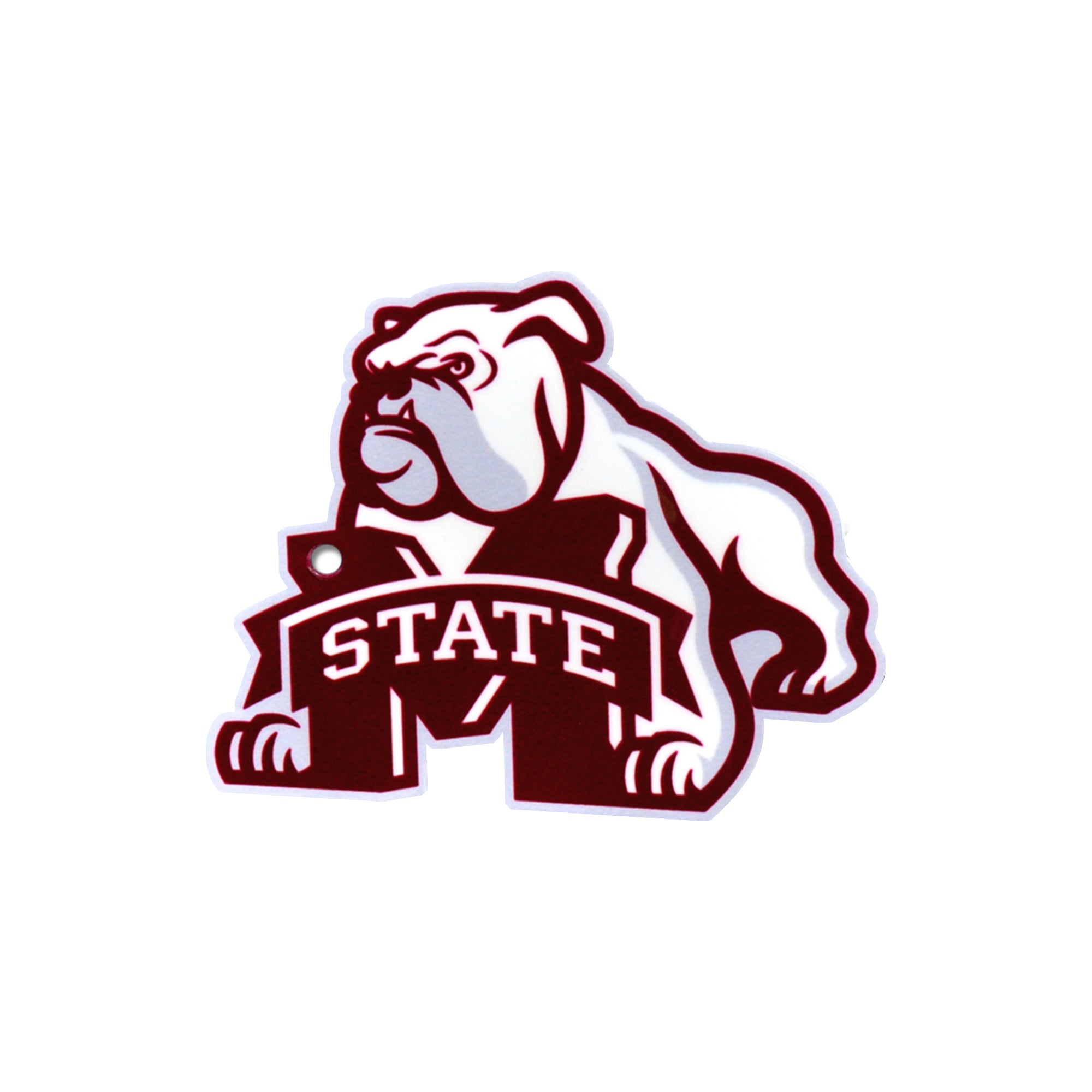 Mississippi State Bulldogs - Bulldog 12" Spirit Size Steel Laser Cut Sign
