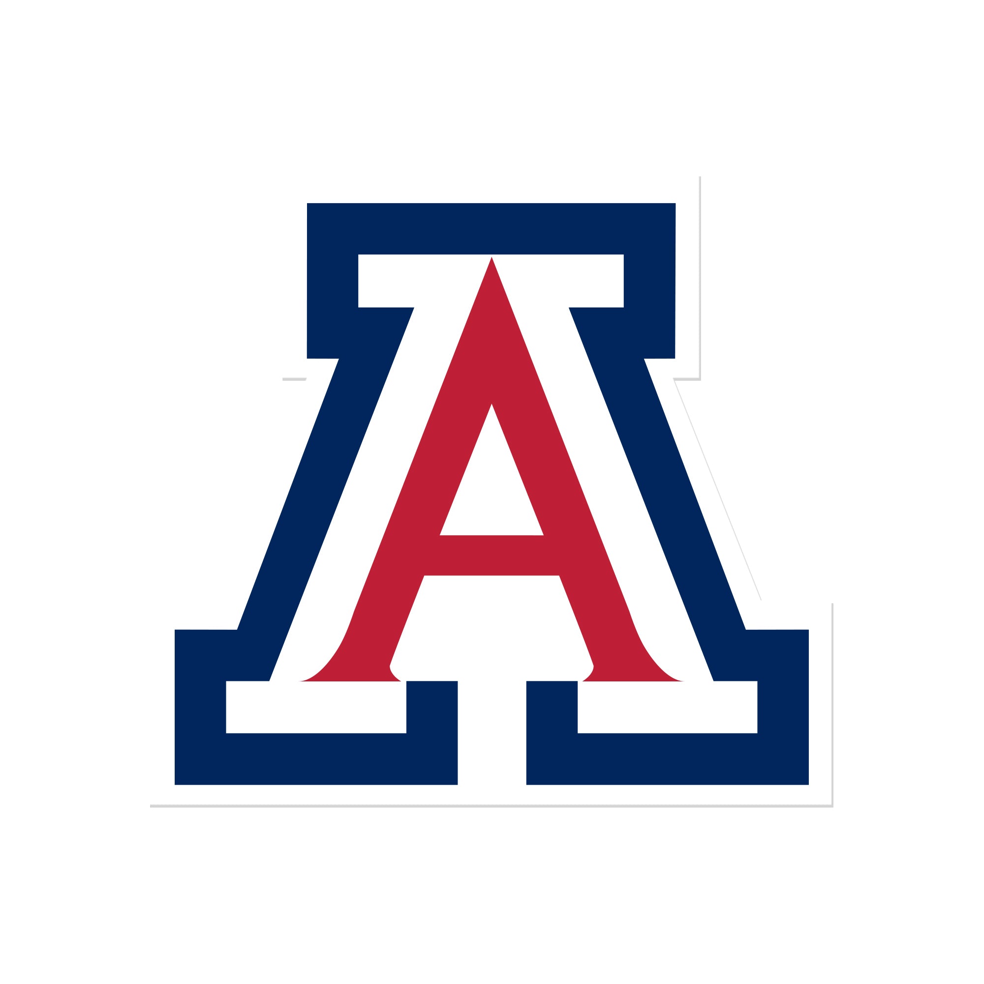 Arizona Wildcats - "A" 12" Spirit Size Steel Laser Cut Sign