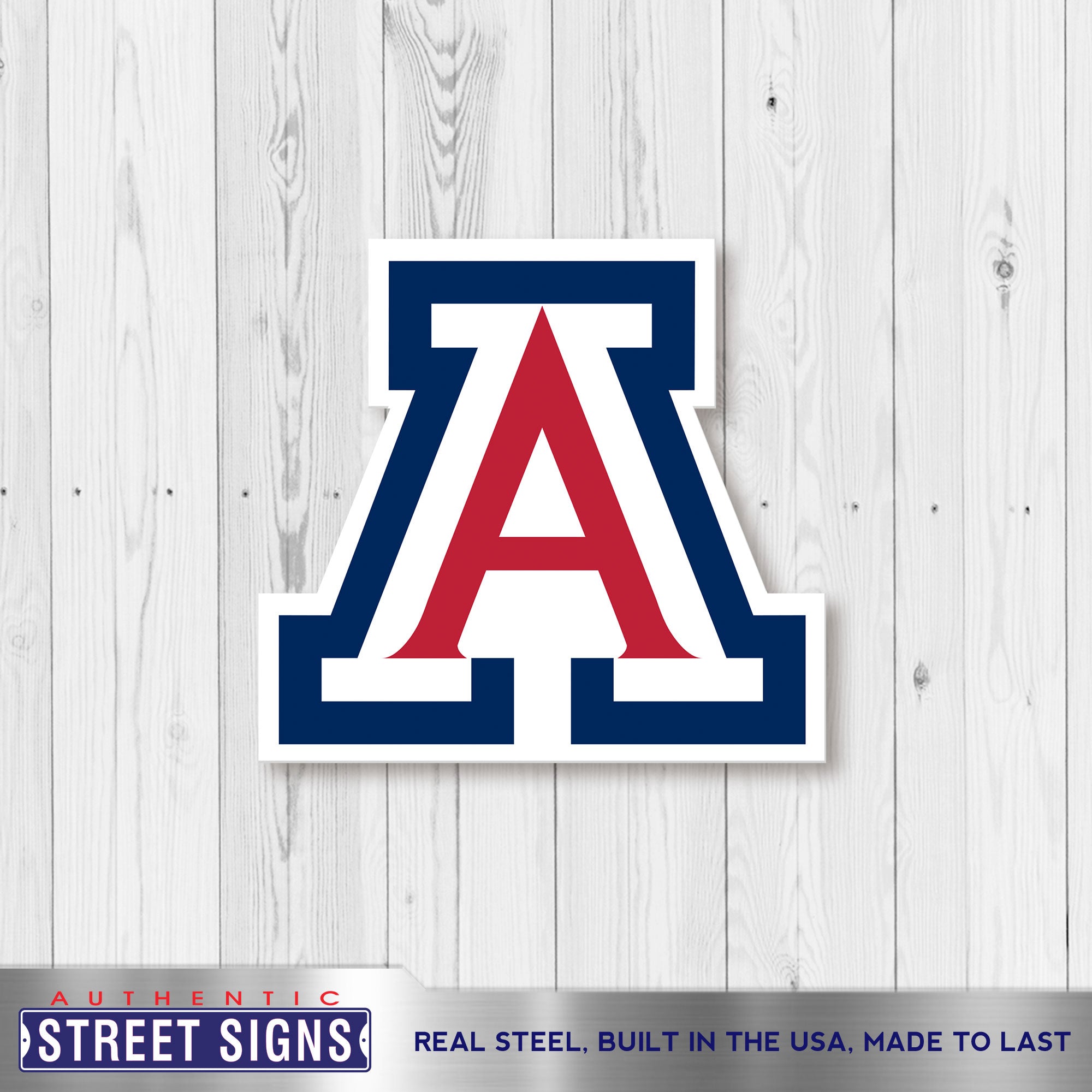 Arizona Wildcats - "A" 12" Spirit Size Steel Laser Cut Sign