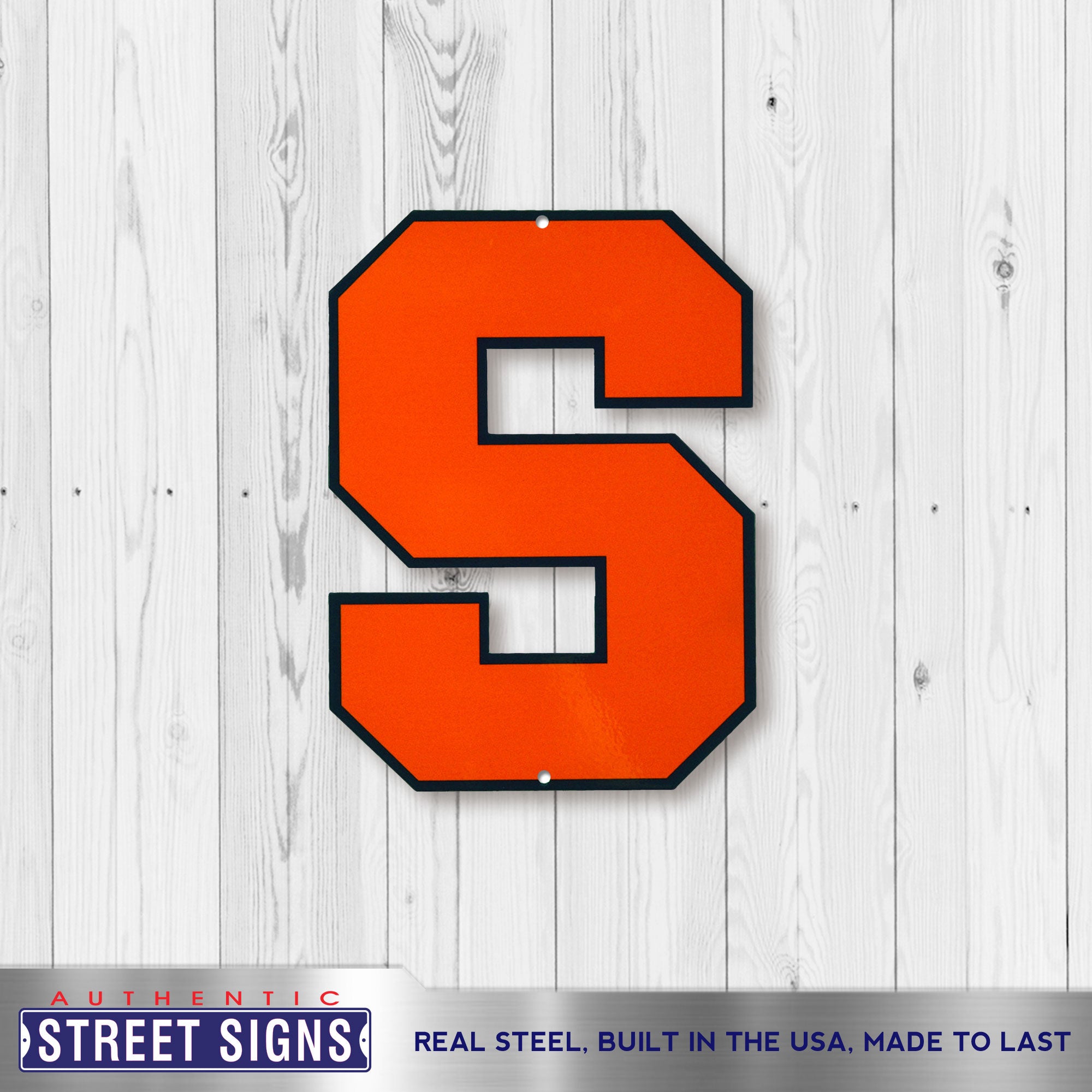 Syracuse Orange 12" Spirit Size Steel Laser Cut Sign