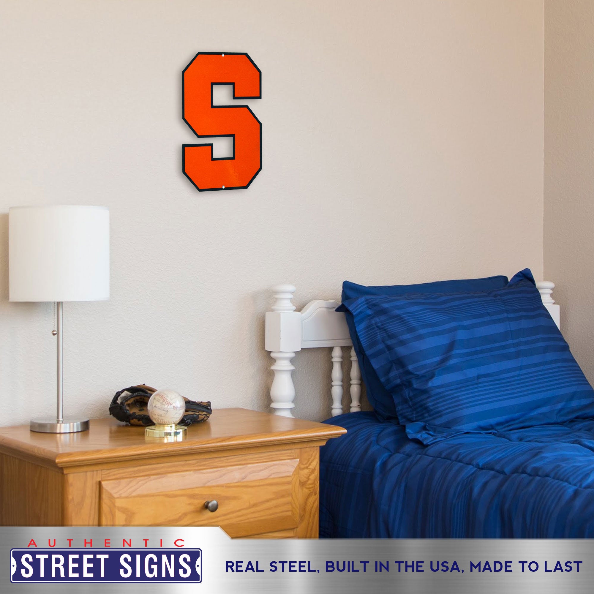 Syracuse Orange 12" Spirit Size Steel Laser Cut Sign