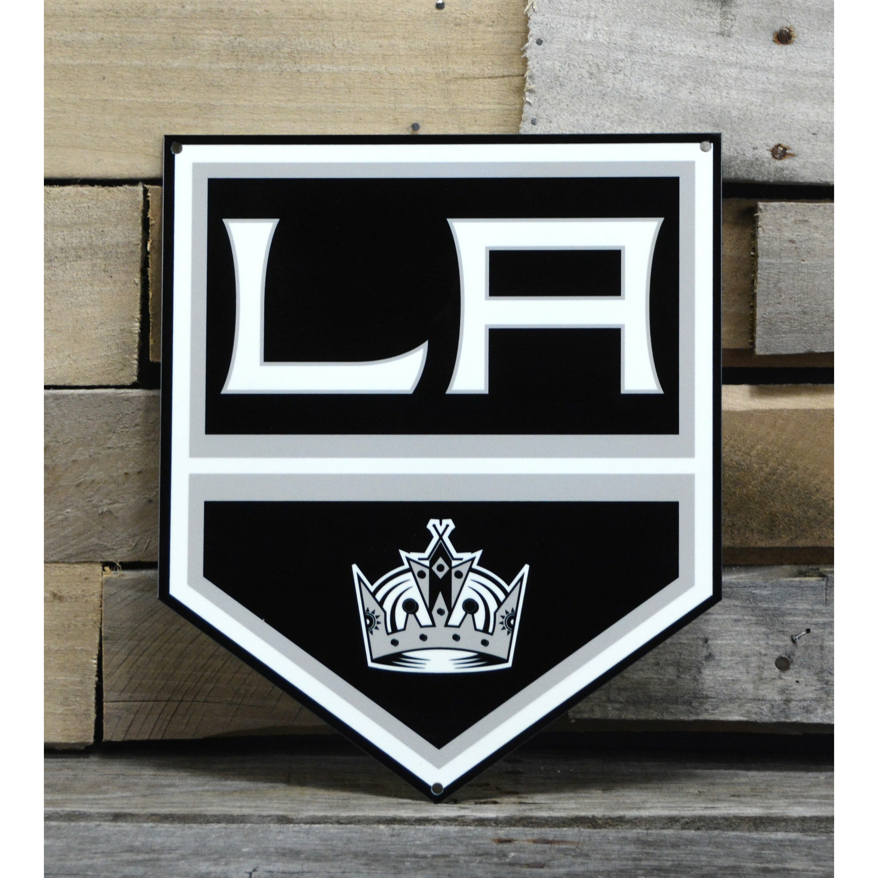 Los Angeles Kings 12" Spirit Size Steel Laser Cut Sign