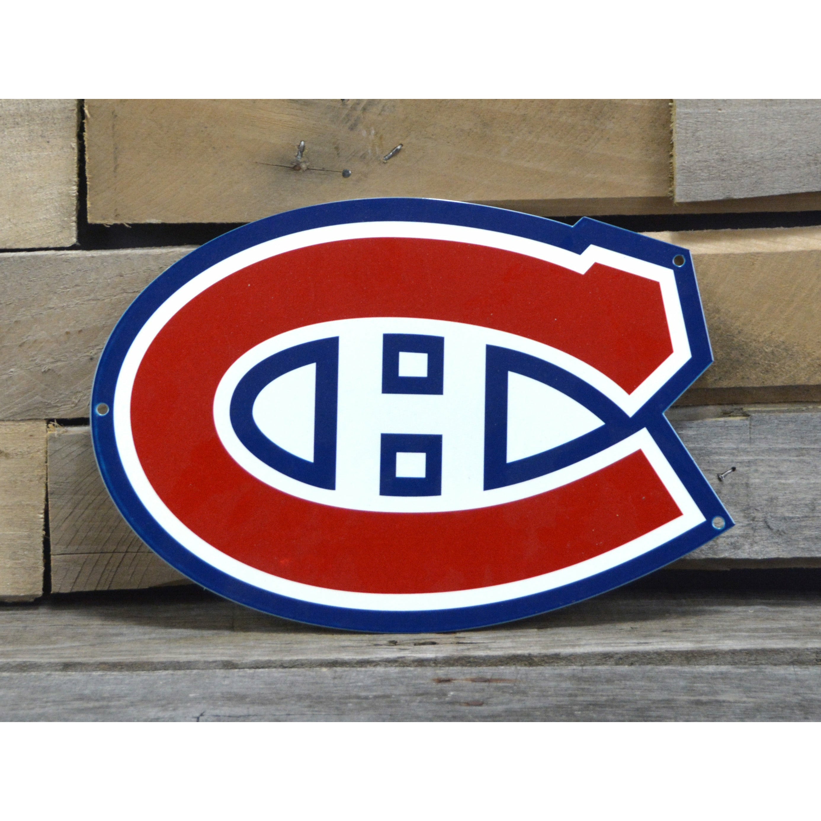 Montreal Canadiens 12" Spirit Size Steel Laser Cut Sign