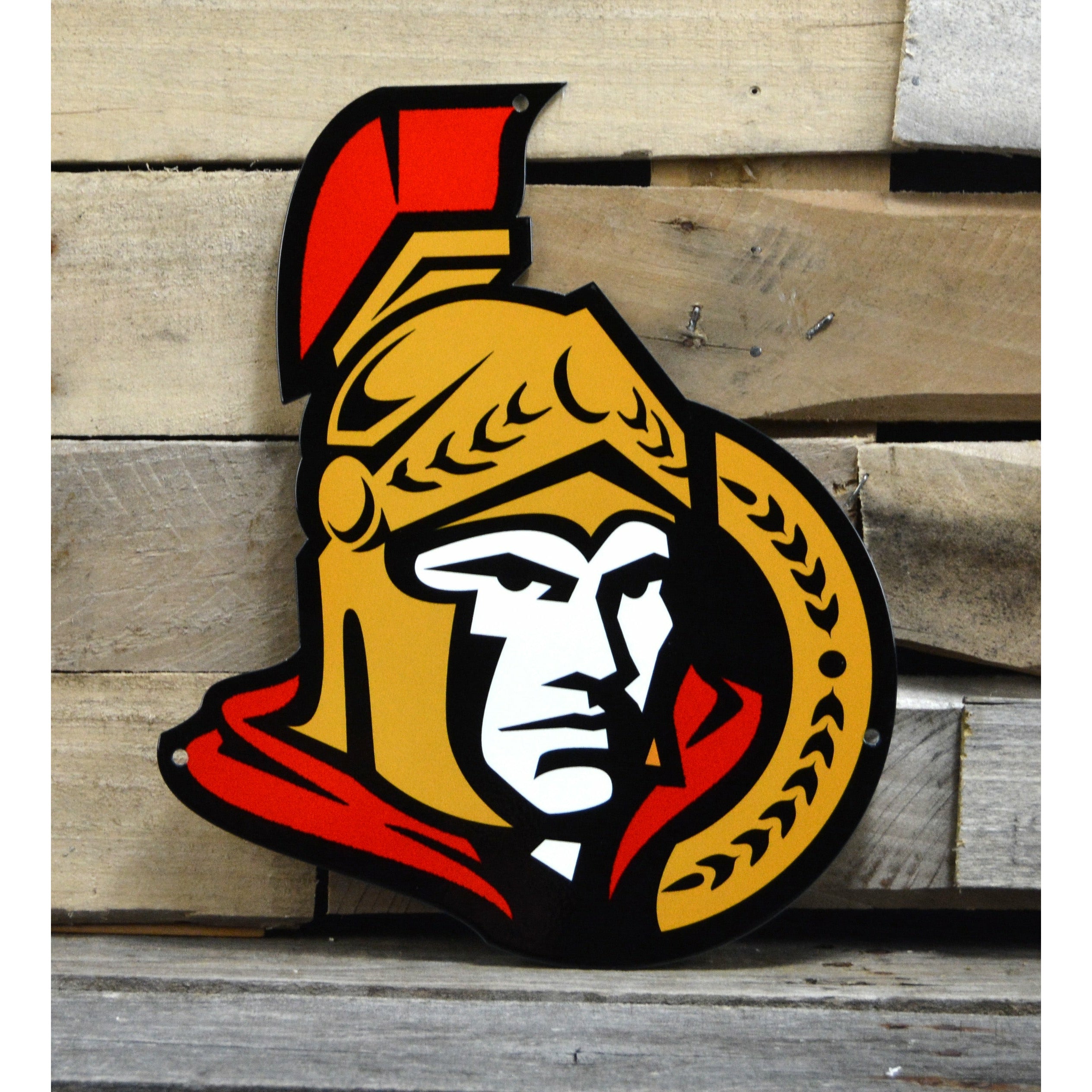 Ottawa Senators 12" Spirit Size Steel Laser Cut Sign