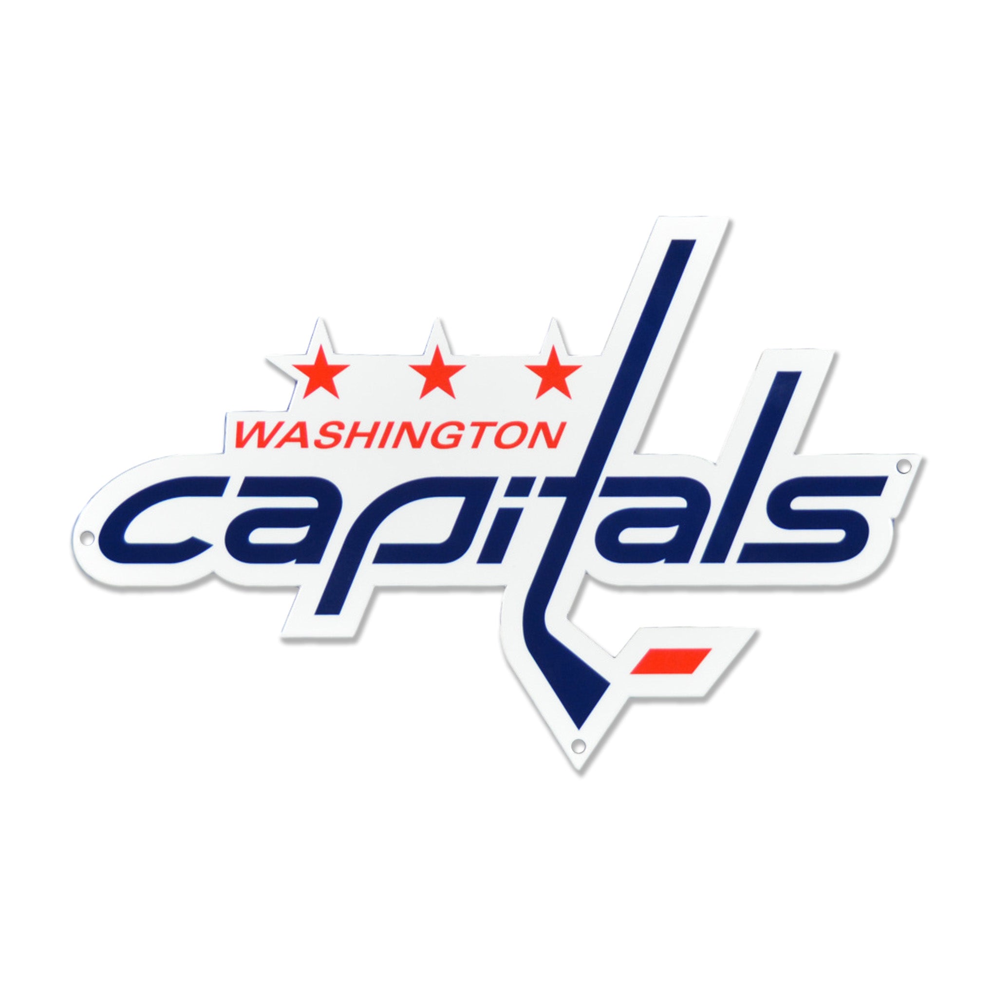 Washington Capitals 12" Spirit Size Steel Laser Cut Sign