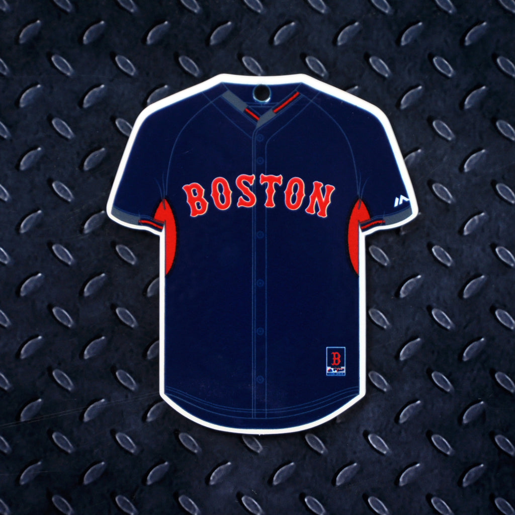 Boston Red Sox - Navy Jersey Steel Super Magnet – authenticstreetsigns