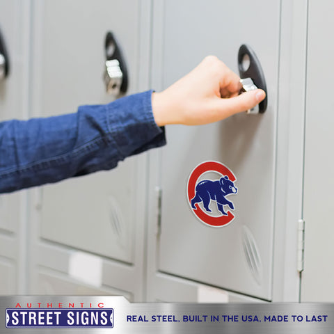 Chicago Bears Wooden Square Magnet – Wrigleyville Sports