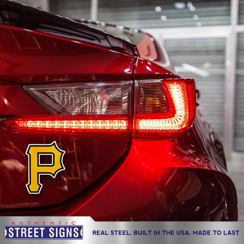 Pittsburgh Pirates - Cap Steel Super Magnet – authenticstreetsigns