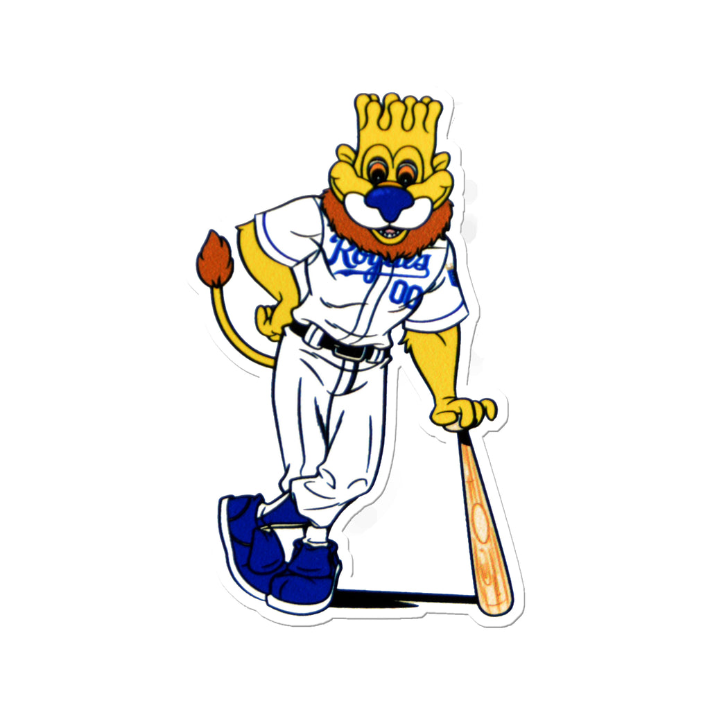 Kansas City Baseball - Mascot - Kansas City Royals - Magnet