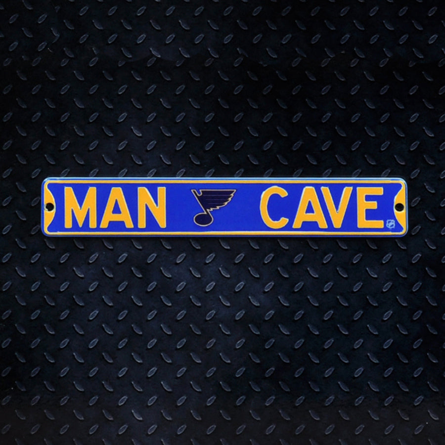 St. Louis Blues - MAN CAVE Steel Super Magnet
