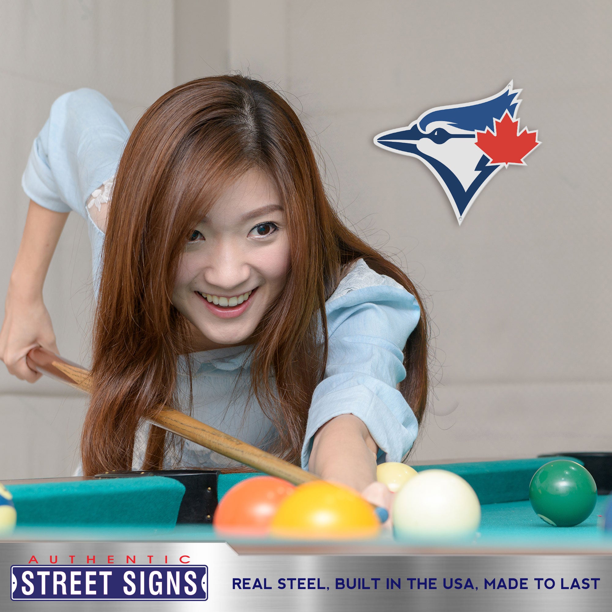 Toronto Blue Jays - Bird Head 12" Spirit Size Steel Laser Cut Sign