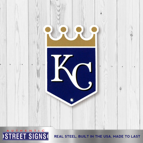 Kansas City Royals - Raised Royal 12 Spirit Size Steel Laser Cut Sign