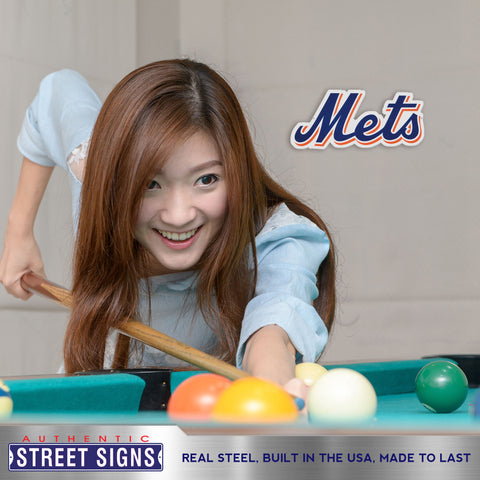 New York Mets - Mets Script Steel Super Magnet