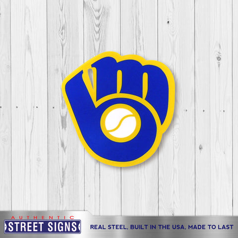 Milwaukee Brewers - Vintage Glove 12