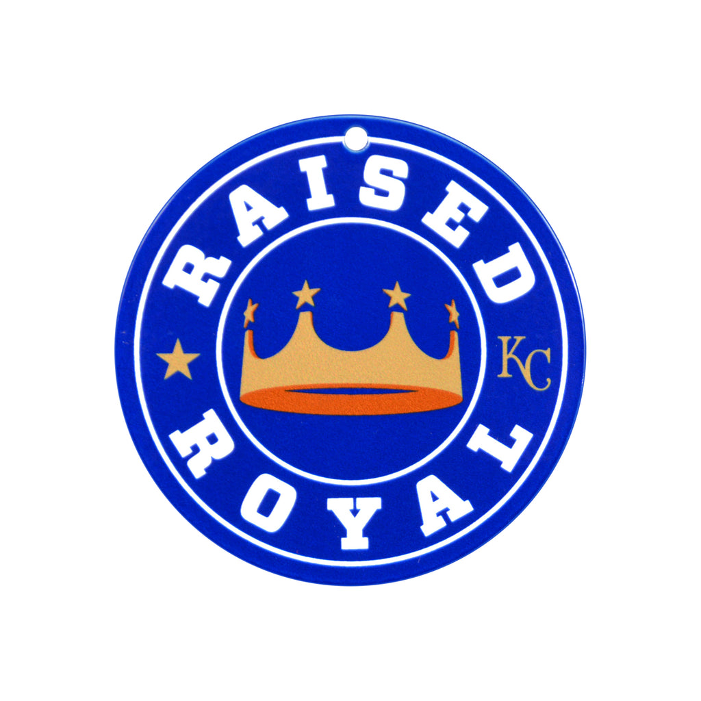 Kansas City Royals - Raised Royal 12 Spirit Size Steel Laser Cut Sign
