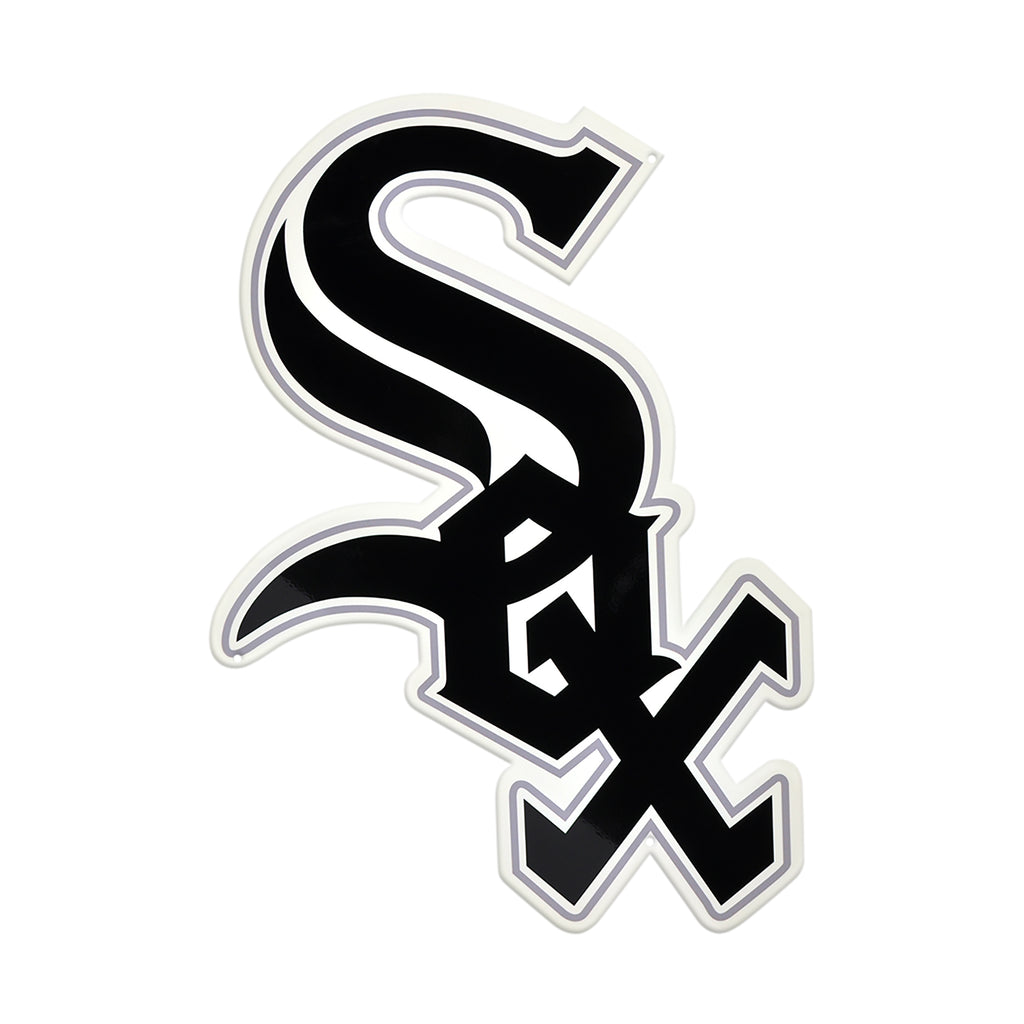 Authentic Street Signs 94414 24 in White Sox Primary Steel Logo