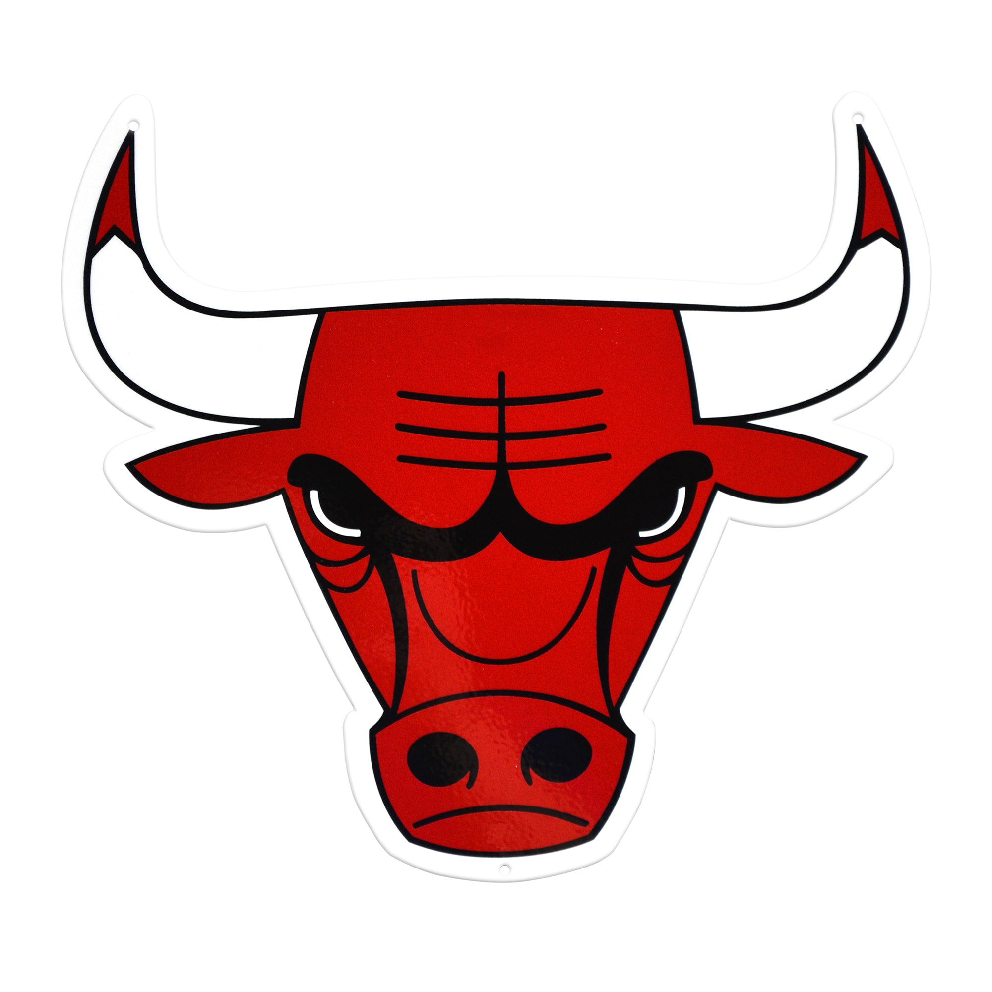 Chicago Bulls 21" X 19" Statement Size Steel Laser Cut Sign