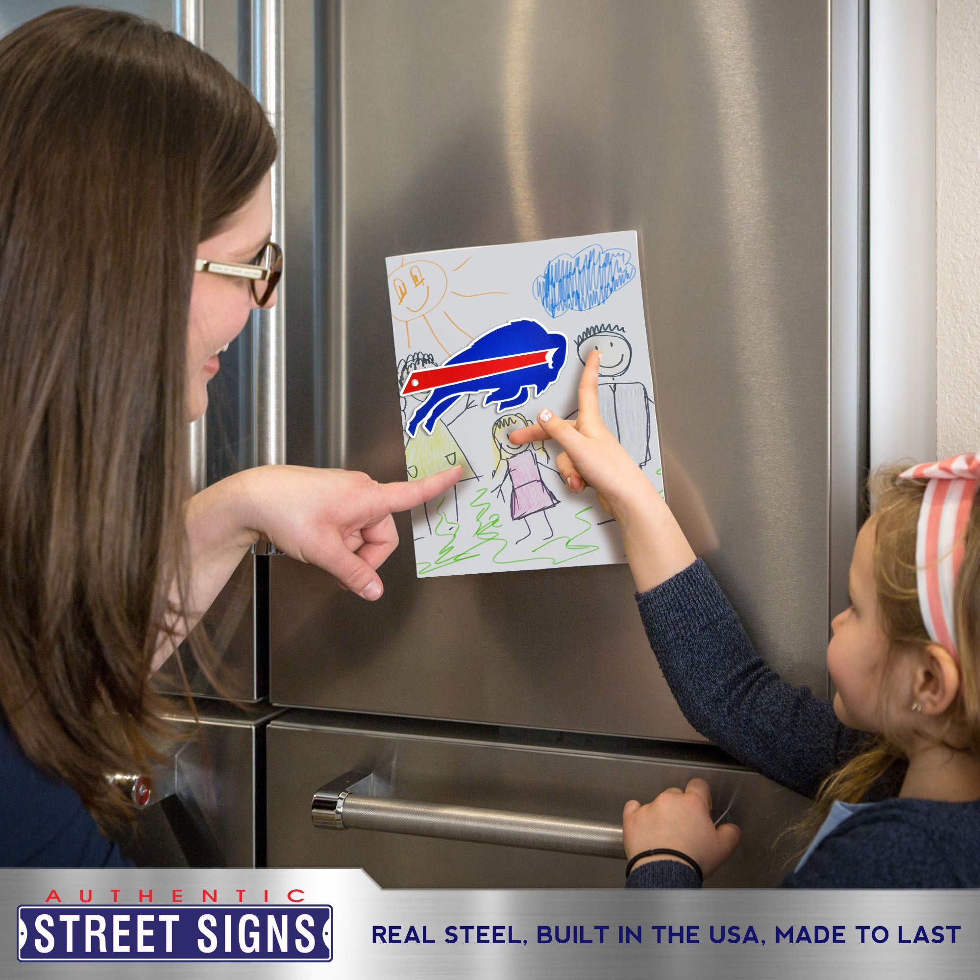 Buffalo Bills Steel Super Magnet