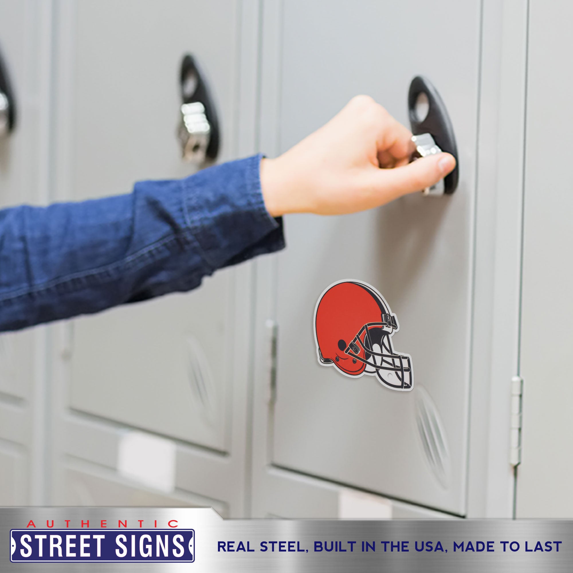 Cleveland Browns Steel Super Magnet