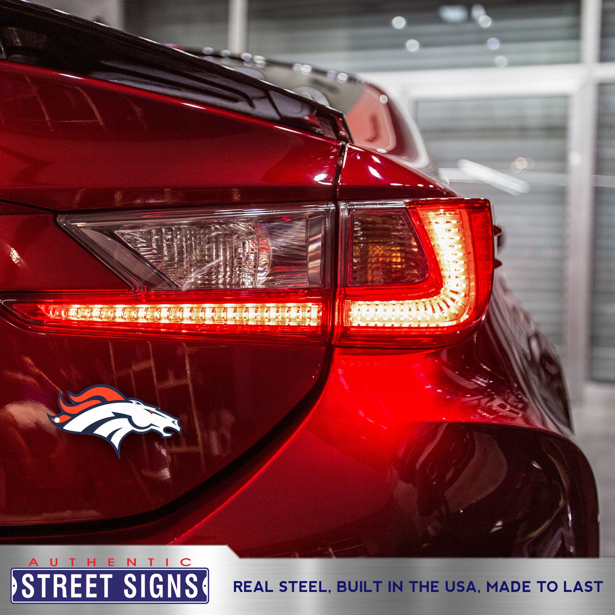 Denver Broncos Steel Super Magnet