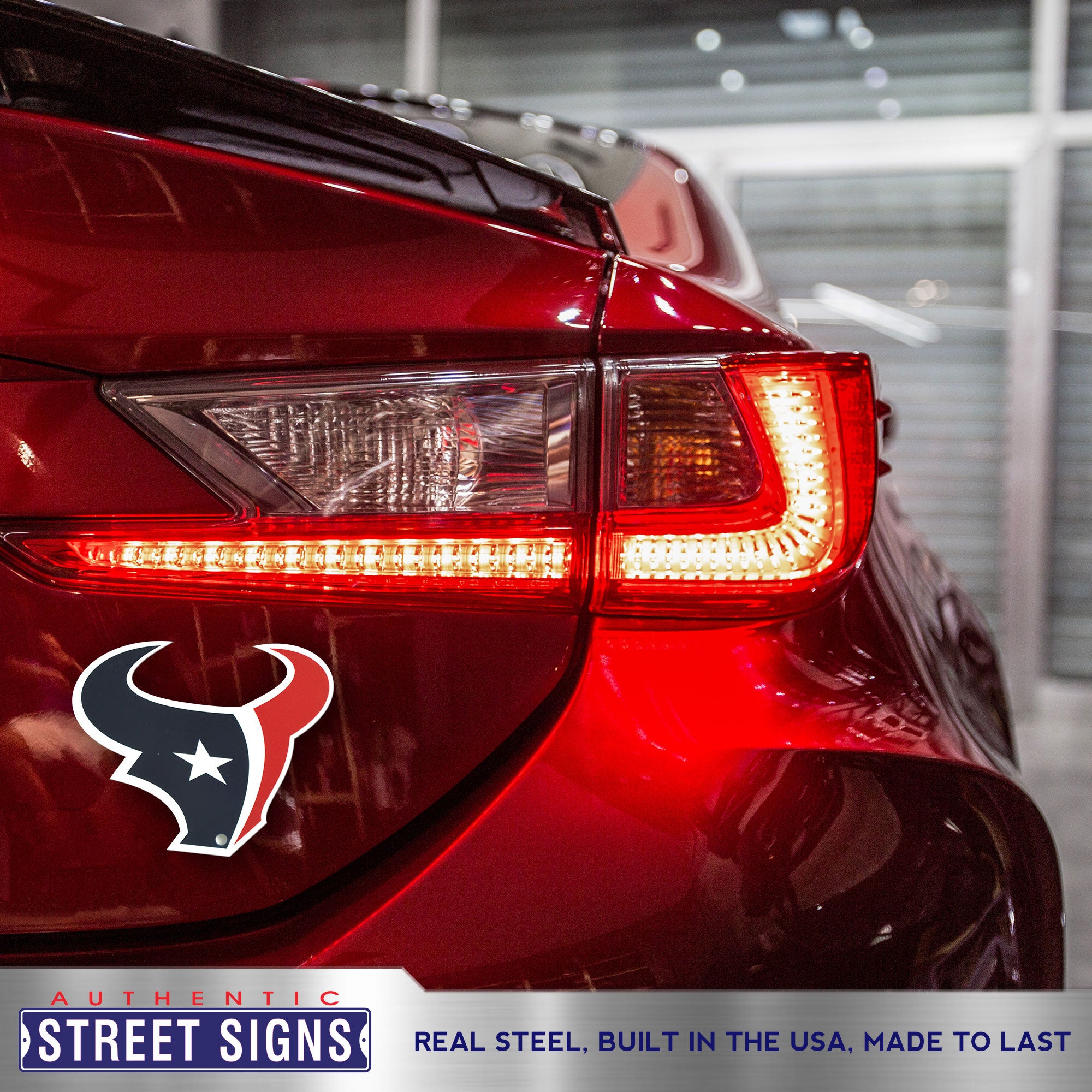 Houston Texans Steel Super Magnet