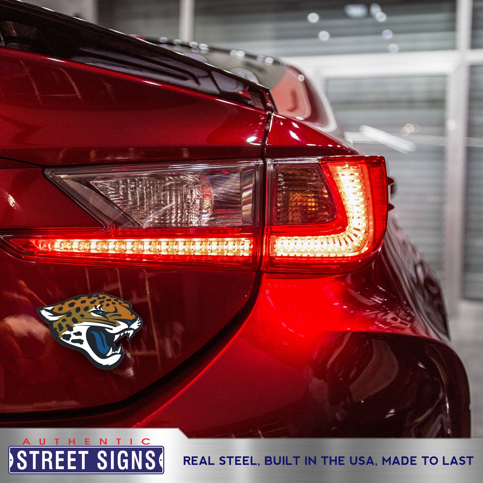 Jacksonville Jaguars Steel Super Magnet