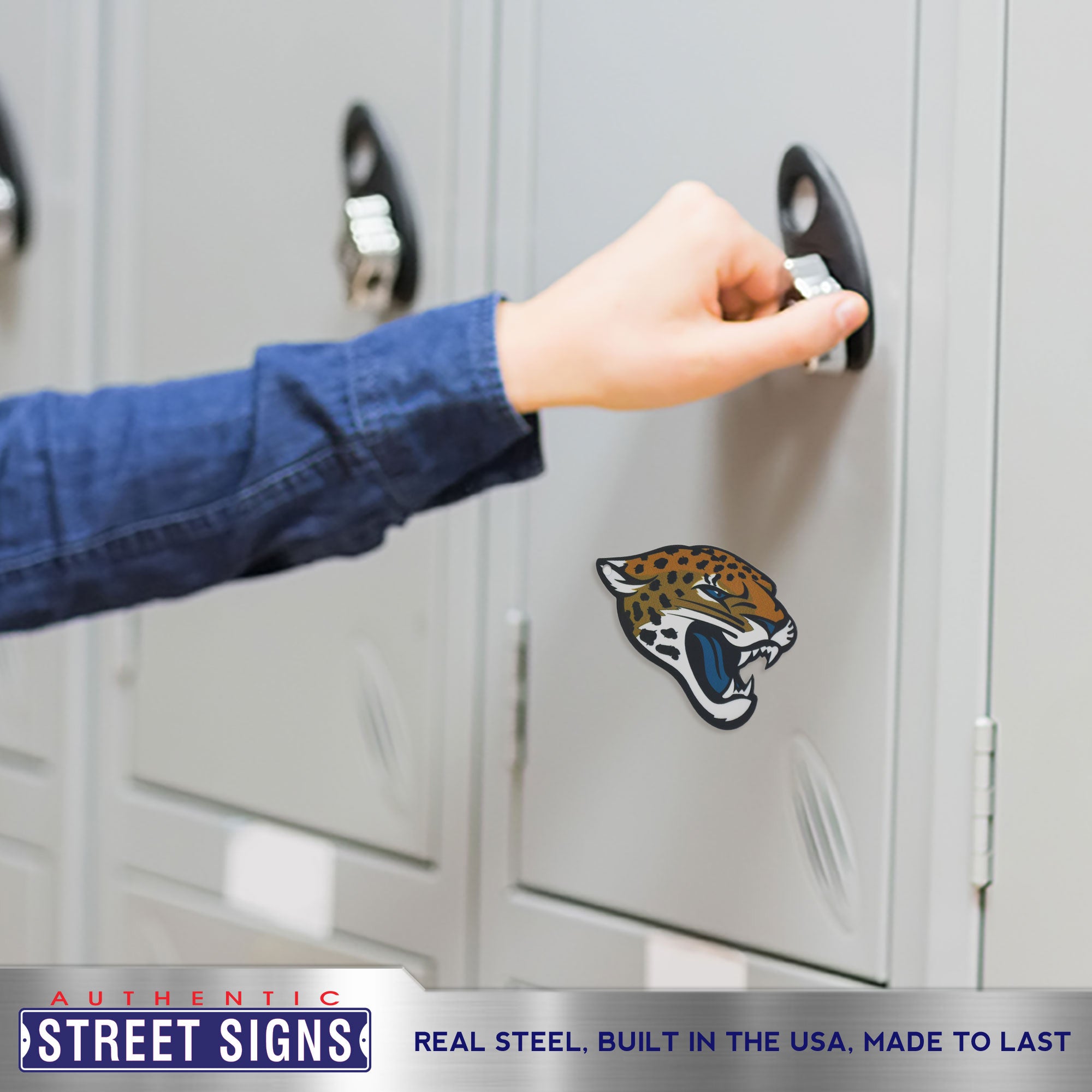 Jacksonville Jaguars Steel Super Magnet