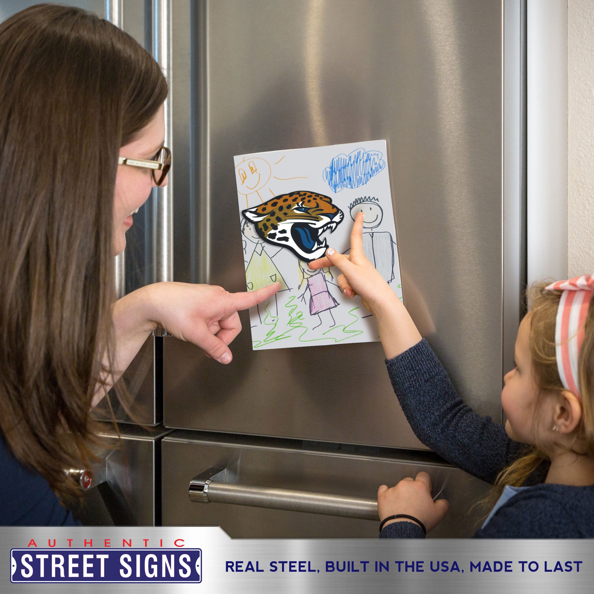 Jacksonville Jaguars Steel Super Magnet