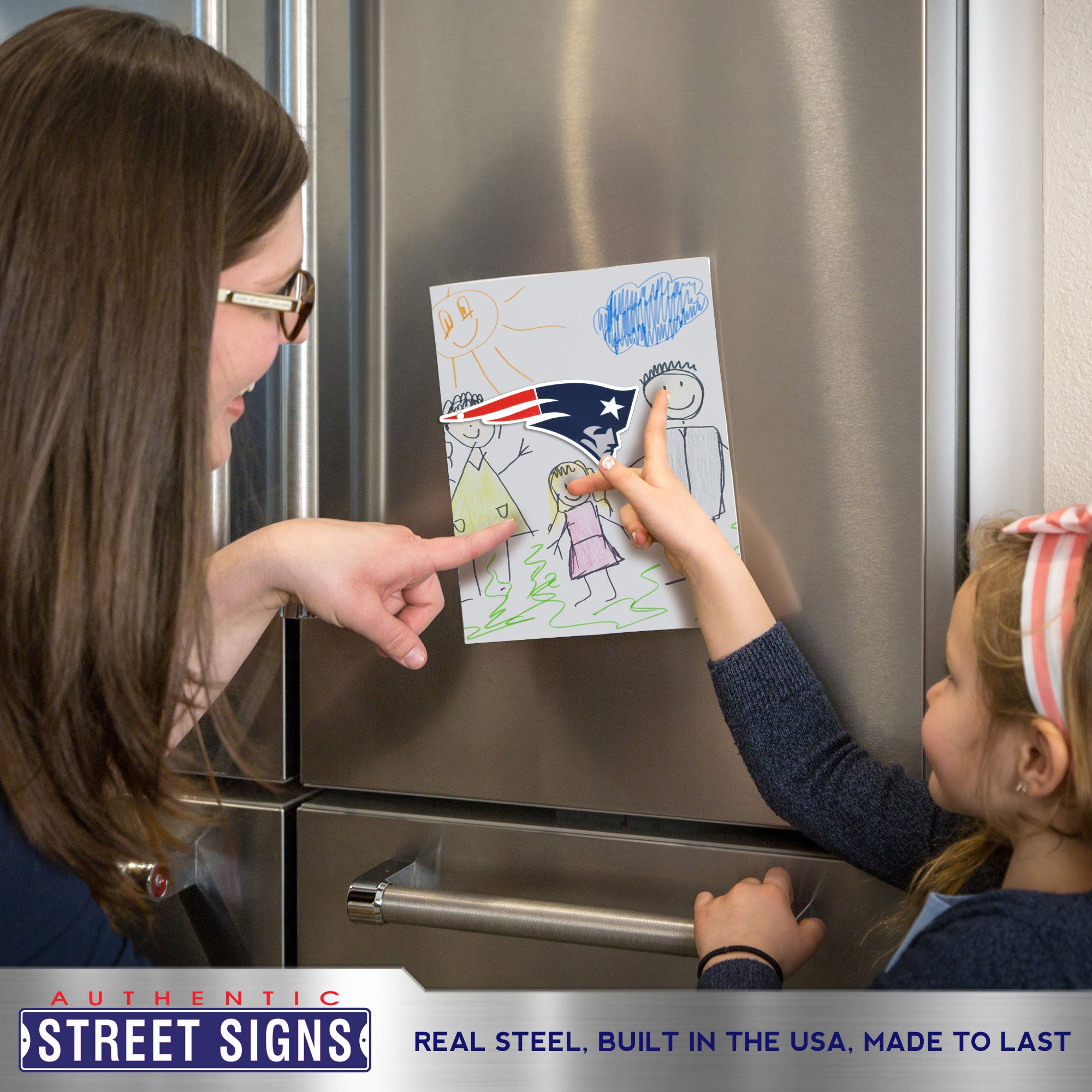 New England Patriots Steel Super Magnet