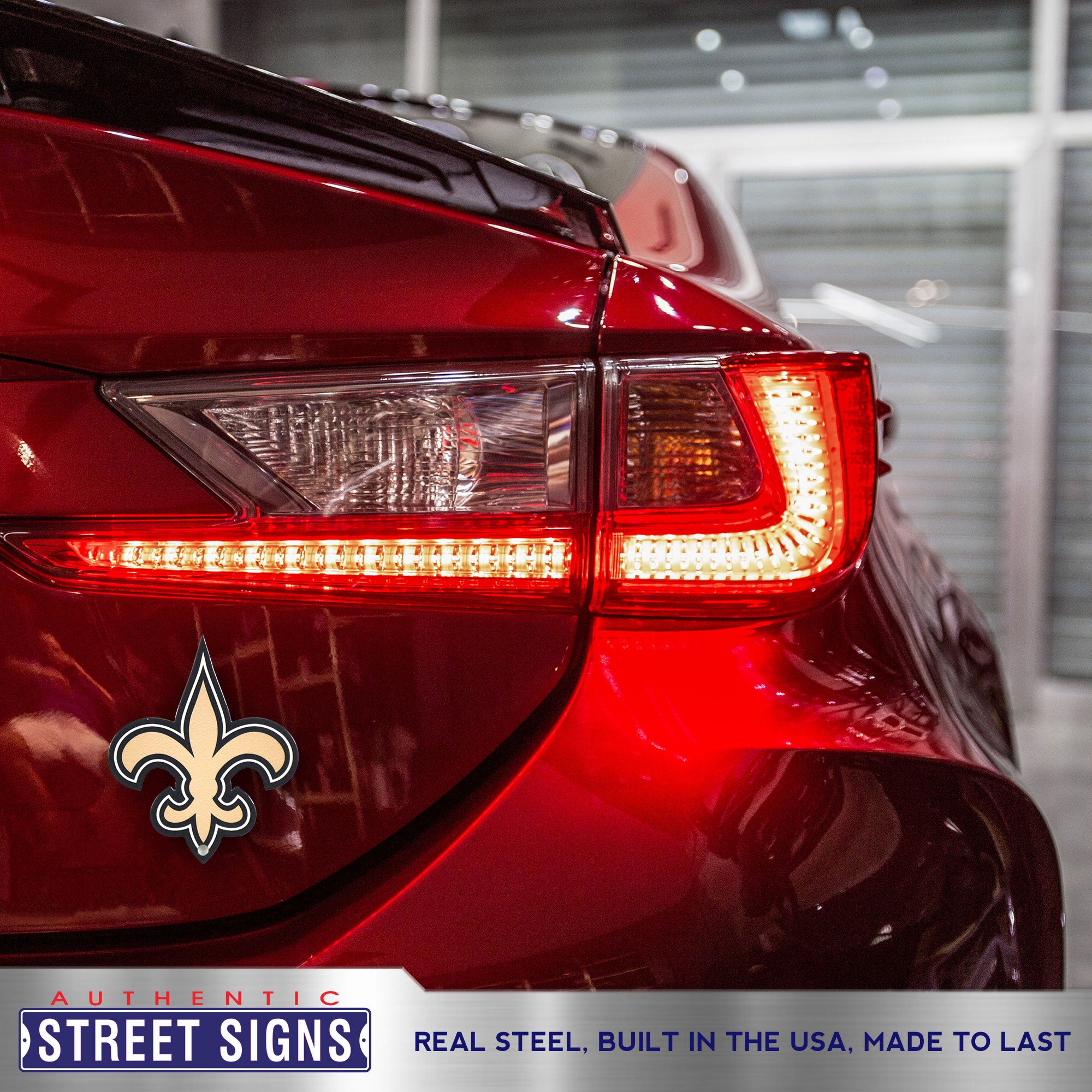 New Orleans Saints Steel Super Magnet