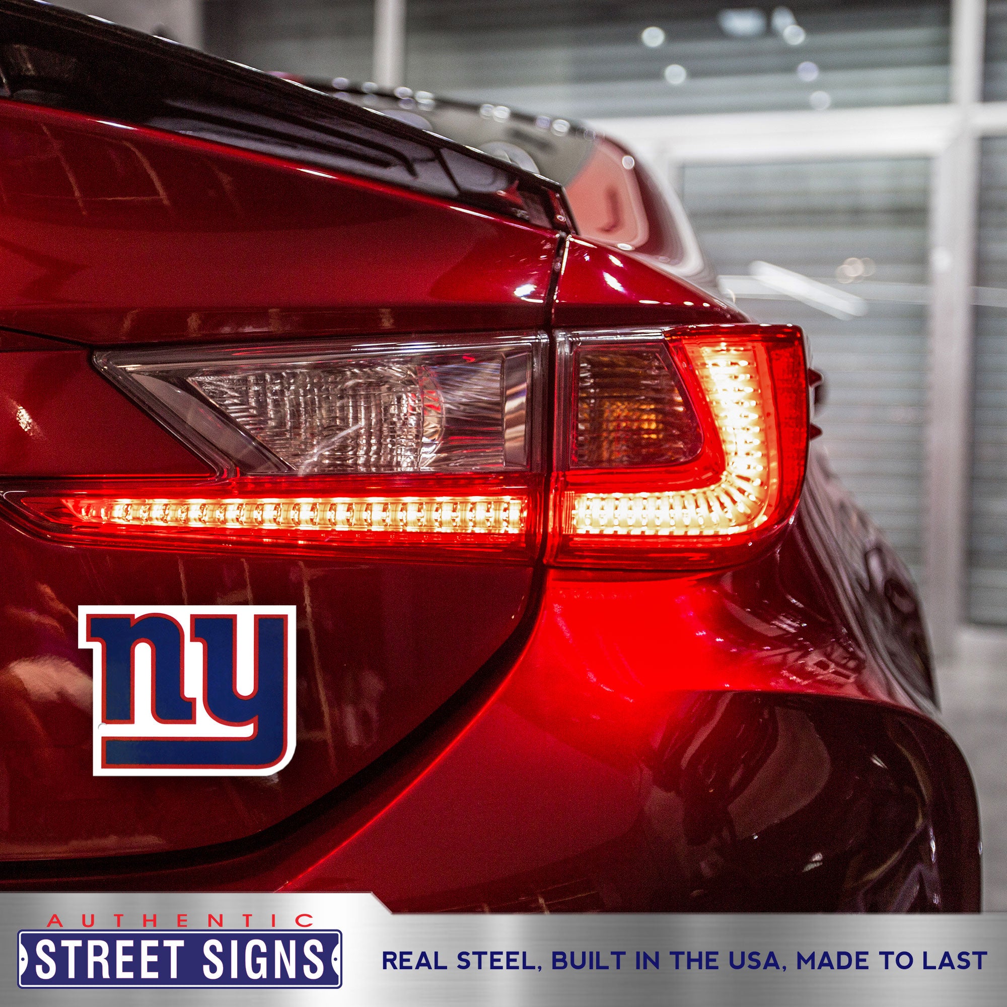 New York Giants Steel Super Magnet