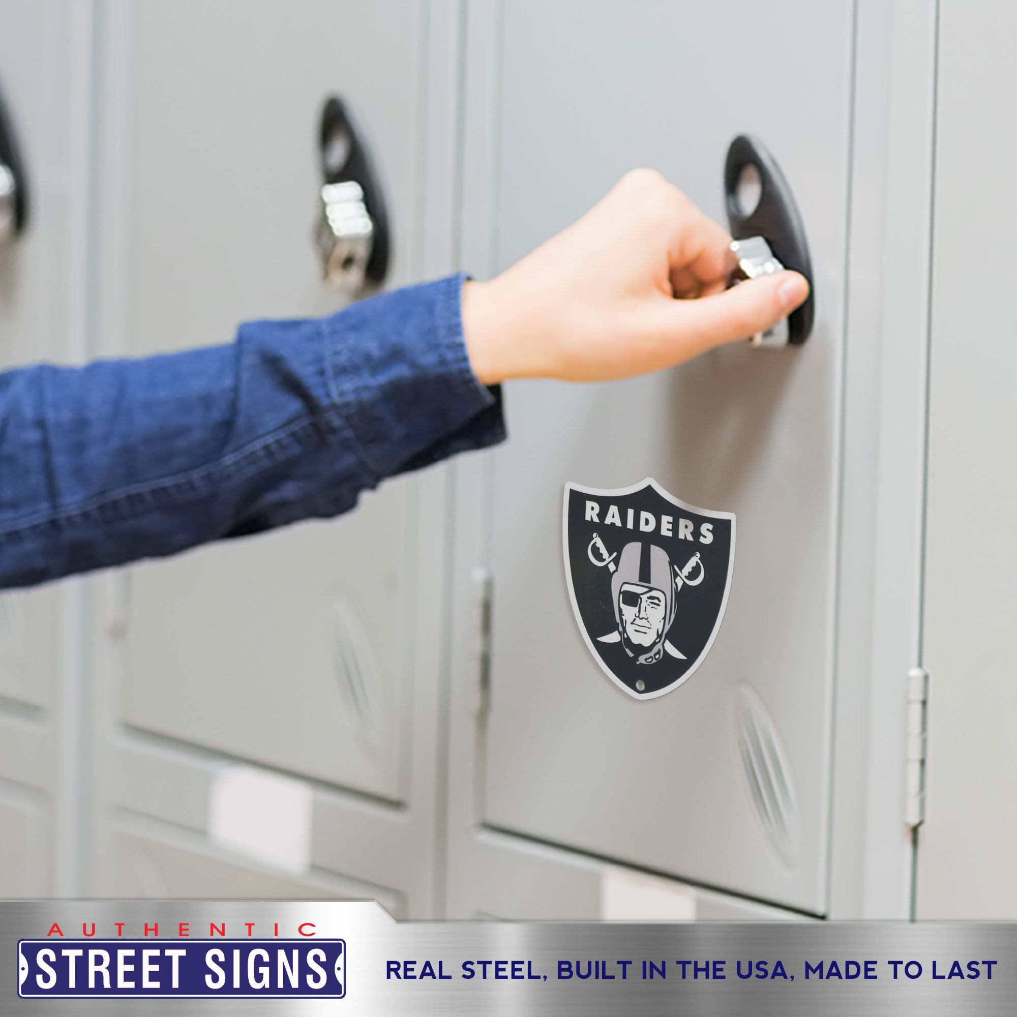 Las Vegas Raiders Steel Super Magnet